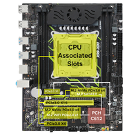 Carte mère PANDL X99-XD3 avec LGA 2011-3, prend en charge Xeon E5, DDR3 quad canal, prend en charge le démarrage sécurisé UEFI, carte mère X99