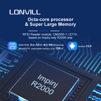 Scanner de code QR 2D OEM NFC Collecteur de données Android PDA robuste industriel avec lecteur RFID UHF longue portée