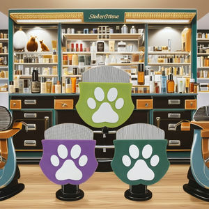 Commercio all'ingrosso in metallo plastica Pet toelettatura pettine per pidocchi Logo personalizzato piccolo metallo gatto strumento per la pulizia dei peli per animali - Product Image 2