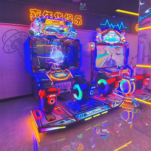 Máquina de Juego de Carreras de Motos Arcade para 3 Jugadores, Operada con Monedas, Videojuego Infantil, Personalizable en Inglés, Enchufe Europeo, Precio de Fábrica - Product Image 3