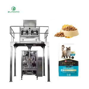 Machine d'emballage VFFS personnalisée pour aliments pour chats, emballage de nourriture pour chats <span class=keywords><strong>en</strong></span> film, sacs d'emballage pour animaux de compagnie, entreprises d'emballage d'aliments pour animaux - Product Image 1
