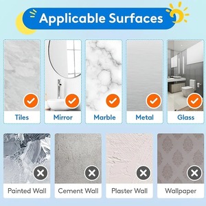 Organizador de Baño Colgante de Esquina de Gran Capacidad con Malla para Juguetes de Bañera - Con 4 Ganchos Adhesivos - Product Image 5