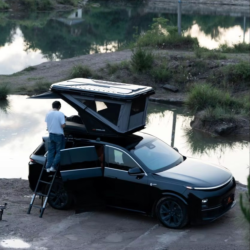 Высококачественная уличная алюминиевая коробка на крышу автомобиля палатка для кемпинга твердая оболочка Tente De Toit холст для 2-4 человек кемпинга