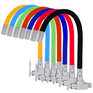 Grifo <span class=keywords><strong>de</strong></span> Cocina Monomando <span class=keywords><strong>de</strong></span> Pared, Colorido, Cuerpo <span class=keywords><strong>de</strong></span> Zinc, Mango <span class=keywords><strong>de</strong></span> Plástico, Manguera Flexible, Diseño Contemporáneo, para Uso en Hoteles - Product Image 1