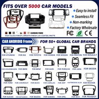 Frame Audio Mobil Tahan Panas untuk TOYOTA PRADO 2018, Panel Layar Monitor Mobil, Frame Mobil, Fascia, Frame Radio Mobil Android