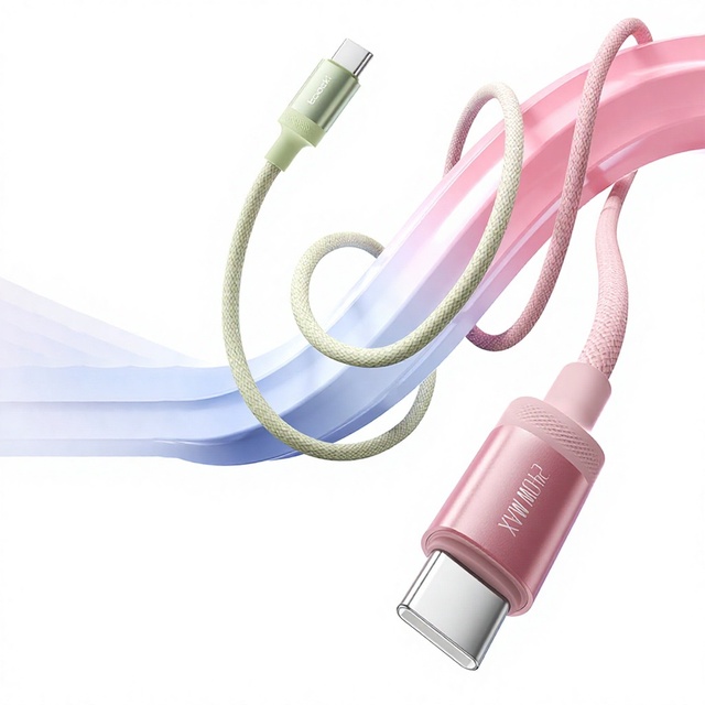 Toocki 240W Colorful Gradient Braided USB Cable PD3.1 Super Fast Charging Type-C Type-C for iPhone 17 16 for for Macbook