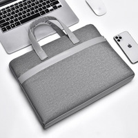 Sac pour ordinateur portable en tissu Oxford grande capacité, imperméable, avec logo personnalisé, sacoche de bureau de haute qualité, sac de rangement pour ordinateur