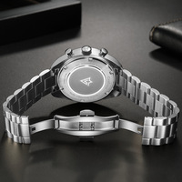 Jam Tangan Quartz CADISEN 7063 Mewah Laris Manis untuk Pria, Material Stainless Steel Berkualitas Tinggi, Fungsi Tiga Jarum Kecil
