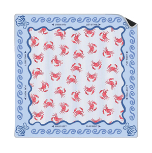 Tapete <span class=keywords><strong>de</strong></span> Mahjong Coastal Crab <span class=keywords><strong>de</strong></span> 31.5 Pulgadas, Cubierta Antideslizante <span class=keywords><strong>para</strong></span> Mesa, Juegos <span class=keywords><strong>de</strong></span> Mesa <span class=keywords><strong>de</strong></span> Póker Americano y Dominó, Tema <span class=keywords><strong>de</strong></span> Verano Océano Azul <span class=keywords><strong>para</strong></span> Hombres - Product Image 1
