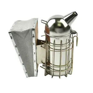 European Style Domed Stainless Steel Bee Hive Smoker