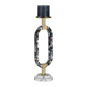 Bougeoir votif en fer antique de tailles personnalisées lampe bougie en fer tendance de nouveau design minimaliste pour la décoration de la maison - Product Image 6