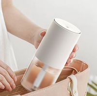Humidificateur d'air portable de bureau et domestique, mini, sans fil, rechargeable, avec réservoir d'eau de 500 ml, 1200 mAh, purificateur d'air à brume froide