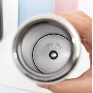 Bouteille isotherme en acier inoxydable 320/420 ml avec couvercle à ressort pour café, thé, lait – Idéale pour le bureau et la maison – Vente en gros - Product Image 6