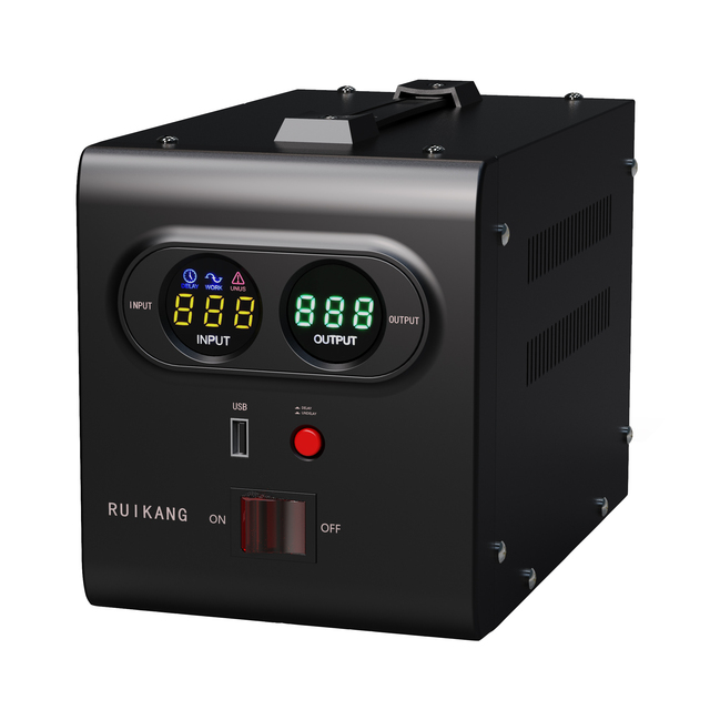 Table Type 500-5000VA LCD Digital Display Auto Voltage Regulator with USB Socket