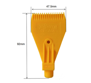 Nhựa Màu Xanh 1/4 Không Khí Dao ABS Nhiệt Độ Cao Không Khí Thổi Gió Máy Bay Phản Lực Phun Vòi Phun - Product Image 6
