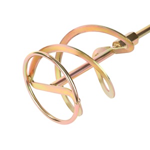 Varilla agitadora M14 con acabado dorado, diámetro de vástago de 14 mm, para mezclar cemento, yeso y mortero, accesorio para taladro. - Product Image 4