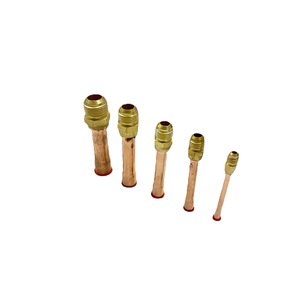 Connecteurs de tuyaux en cuivre pour unité intérieure de sortie d'air de condenseur à haute efficacité, outils de réparation de climatiseur épaissis, pièces détachées - Product Image 1