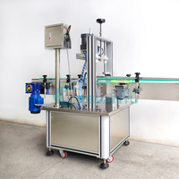 Máquina taponadora de rosca completamente automática, máquina selladora de tarros de botellas, máquina taponadora de bombas, línea de envasado de jabón líquido