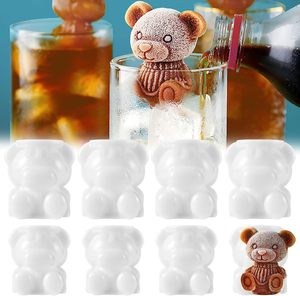 แม่พิมพ์ซิลิโคนรูปหมี 3 มิติ สำหรับร้านกาแฟและครัว ทำช็อกโกแลต ลูกอม ไอศกรีม และของหวาน DIY - Product Image 1