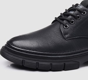 Up- 2097J Casual PU Leather Business Formal Shoes Lace up <b>Mens</b> Thick Sole Official <b>Dress</b> Shoes for Autumn - Product Image 4