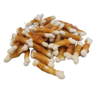 Friandises pour animaux de compagnie Chien à mâcher à haute teneur en protéines Os de calcium Poulet Canard Friandises pour chiens - Product Image 1
