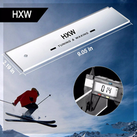 Accessoires de sports d'hiver de qualité supérieure Grattoir à cire pour snowboard et ski avec trou de poinçonnage pour éliminer efficacement l'excès de cire