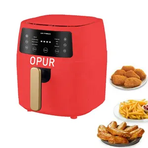 Friteuse à air multifonctionnelle pour frites sans contact d'huile Contrôle numérique préréglés Cuisine pour poulet Appareil ménager Friteuse à air bon marché