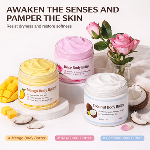 Crema Corporal Nutritiva de Karité, Hidrata y Suaviza la Piel Seca, Cuidado Corporal de Marca Privada - Product Image 3