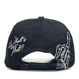 Nouvelle Casquette de Baseball Hip-hop No <span class=keywords><strong>Fear</strong></span> avec Broderie 3D, Doublure en Satin, Motif Crâne Gothique et Fil Barbelé pour la Mode Urbaine - Product Image 5