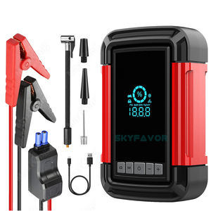 Meilleure vente Démarreur de voiture avec compresseur d'air Portable Auto 160PSI Pompe de gonflage des pneus Dispositif de démarrage <span class=keywords><strong>Booster</strong></span> de <span class=keywords><strong>batterie</strong></span> de voiture - Product Image 1