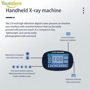 Mesin <span class=keywords><strong>x-ray</strong></span> gigi Digital portabel, mesin sinar X nirkabel, Inverter frekuensi tinggi, mesin sinar X gigi genggam - Product Image 3