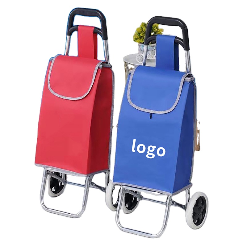 Unionpromo Custom supermarket shopping trolley bag folding shopping trolley bag shopping cart trolley