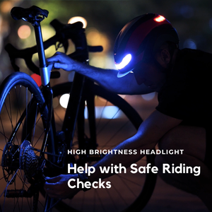 Casco de bicicleta con señal de VICTGOAL con luz LED trasera y delantera trasera inteligente MTB UV400 gafas USB bicicleta scooter ebike casco de montar - Product Image 3