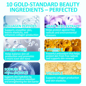 Tabletas de péptidos de colágeno para adultos, suplemento mineral de belleza para mejorar la vitalidad y el brillo juvenil - Product Image 4