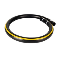 Tuyau d'air en caoutchouc EPDM avec bande jaune 3/4 "1" | Tube d'air flexible à pression 20BAR