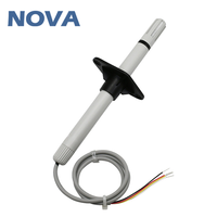 Émetteur mural NOVA avec sortie de signal analogique pour sonde de température et d'humidité