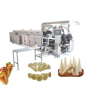 Ligne de production automatique de gaufres et de cornets de crème glacée en forme de mini-bol, 27 moules, pour la fabrication complète de gaufres - Product Image 1