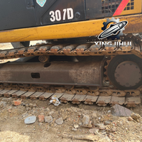 Mini-excavatrice compacte Cat 307 de 7 tonnes, économe en énergie, puissance stable, excavatrice hydraulique pour projets multi-ingénierie