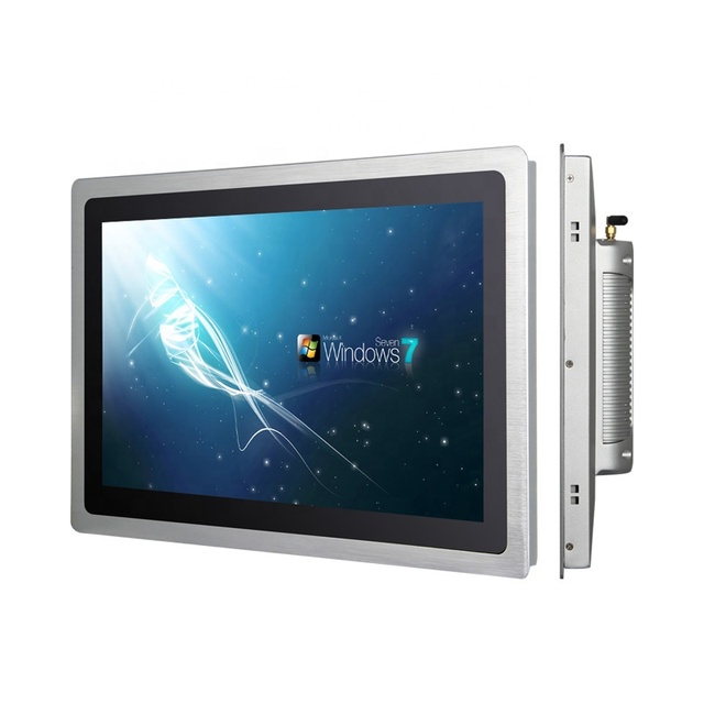 Industrial 19-Inch Widescreen Embedded Panel PC All-in-One Windows 10 Tablet with Wide Range Power Input Support in Stock