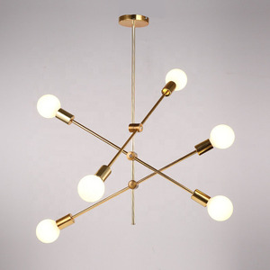 Colgante de luz nórdica de color, candelabro de latón negro, personalizado, barato - Product Image 6