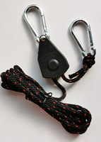 Poulie robuste réglable élèvent la lumière à cliquet cintre pour Camping auvent vent corde tente poulie à boucle fixe