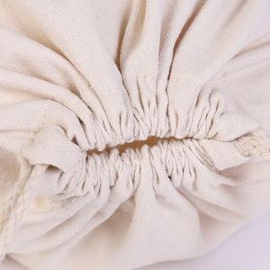 Custom Eco-Friendly Organic Muslin Cotton <b>Pouch</b> White Calico Cloth Canvas <b>Drawstring</b> Bag Logo Printed Dust Promotional Gift - Product Image 3