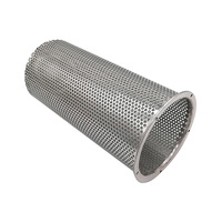 Filtre de drain de sol en treillis métallique en acier inoxydable 304, anti-blocage, haute efficacité, tube/filtre à cartouche