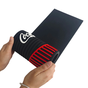 Custom Logo Food Grade Silicone <b>Bar</b> Runner <b>Mat</b> Wave Drainage Design Waterproof <b>Bar</b> Spill <b>Mat</b> for Brand Promotions - Product Image 4