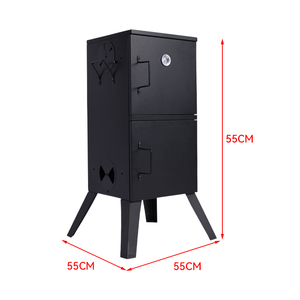 Barbecue multifonctionnel au charbon de bois <span class=keywords><strong>Beefmaster</strong></span> en acier inoxydable pour terrasse et fêtes en plein air - Product Image 3