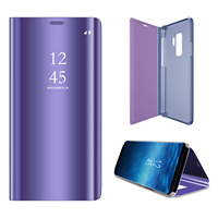 Étui intelligent à rabat pour Huawei Mate 10, miroir électro-plaqué, support intelligent, étui de téléphone à rabat pour Huawei P40