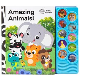 Libro Interattivo con Suoni, 8 Rumori Realistici di Animali, Audiolibro Educativo Resistente, Dimensioni 20cm - Product Image 3
