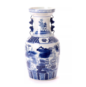 <span class=keywords><strong>Vase</strong></span> en céramique antique chinois de la <span class=keywords><strong>dynastie</strong></span> <span class=keywords><strong>Ming</strong></span> à double anse, paysage, <span class=keywords><strong>vase</strong></span> de salon chinois, <span class=keywords><strong>vase</strong></span> décoratif peint à la main - Product Image 2