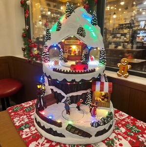 Animated LED Musical Train <strong>Christmas</strong> <strong>Village</strong> House,Polyresin <strong>Christmas</strong> <strong>Village</strong>,<strong>Christmas</strong> Decoration - Product Image 2