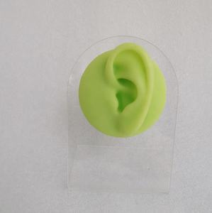 Gaby yumuşak silikon vitrin modeli stentler ile sahte yeşil mor yapay piercing model ekran aracı piercing takı - Product Image 6